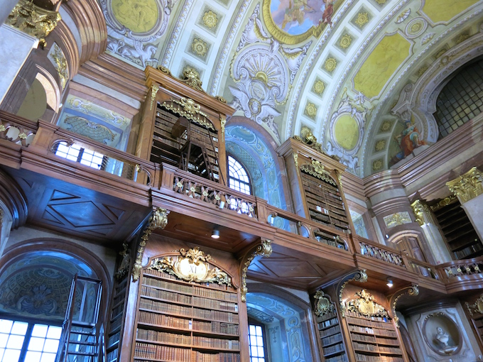 The Beautiful State Hall Of The Austrian National Library | North Of ...